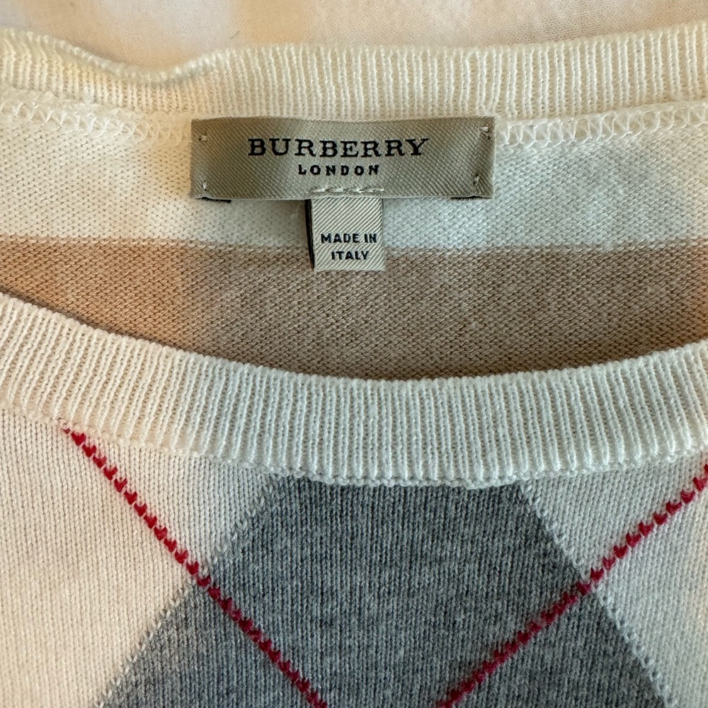Burberry London, cotton sweater size L - Picture 4 of 9